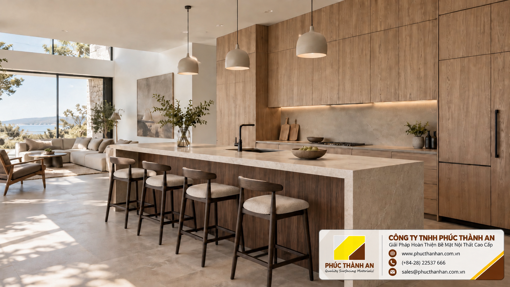 Laminate là gì? Cấu tạo, phân loại và cách chọn đúng 3 Tam Laminate HPL op tu bep va mat ban