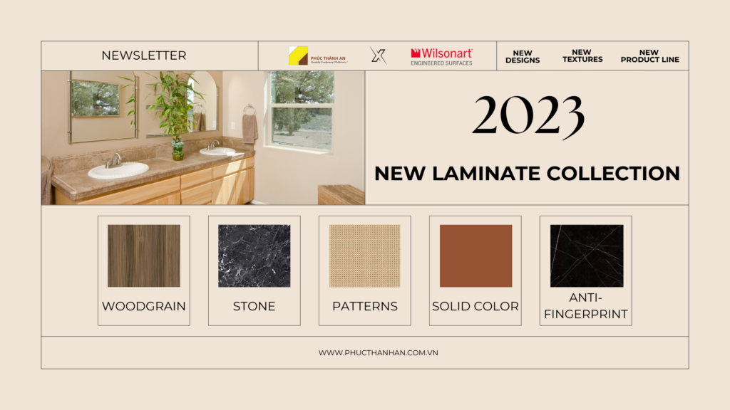 Wilsonart® 2023 Laminate Collection