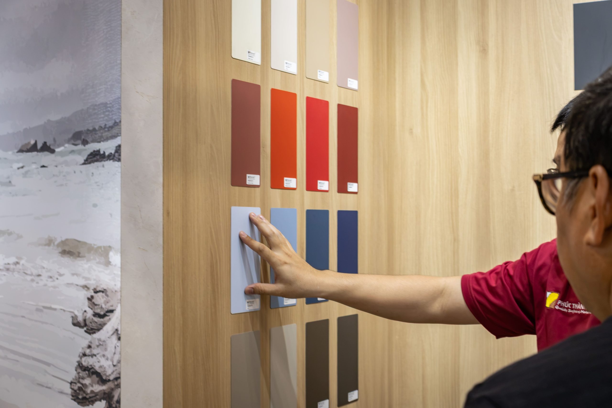 Phúc Thành An tham gia VIBE 2026 – Khám phá đa dạng giải pháp Laminate 3 Laminate Veltouch chống bám vân tay tại triển lãm VIBE 2026