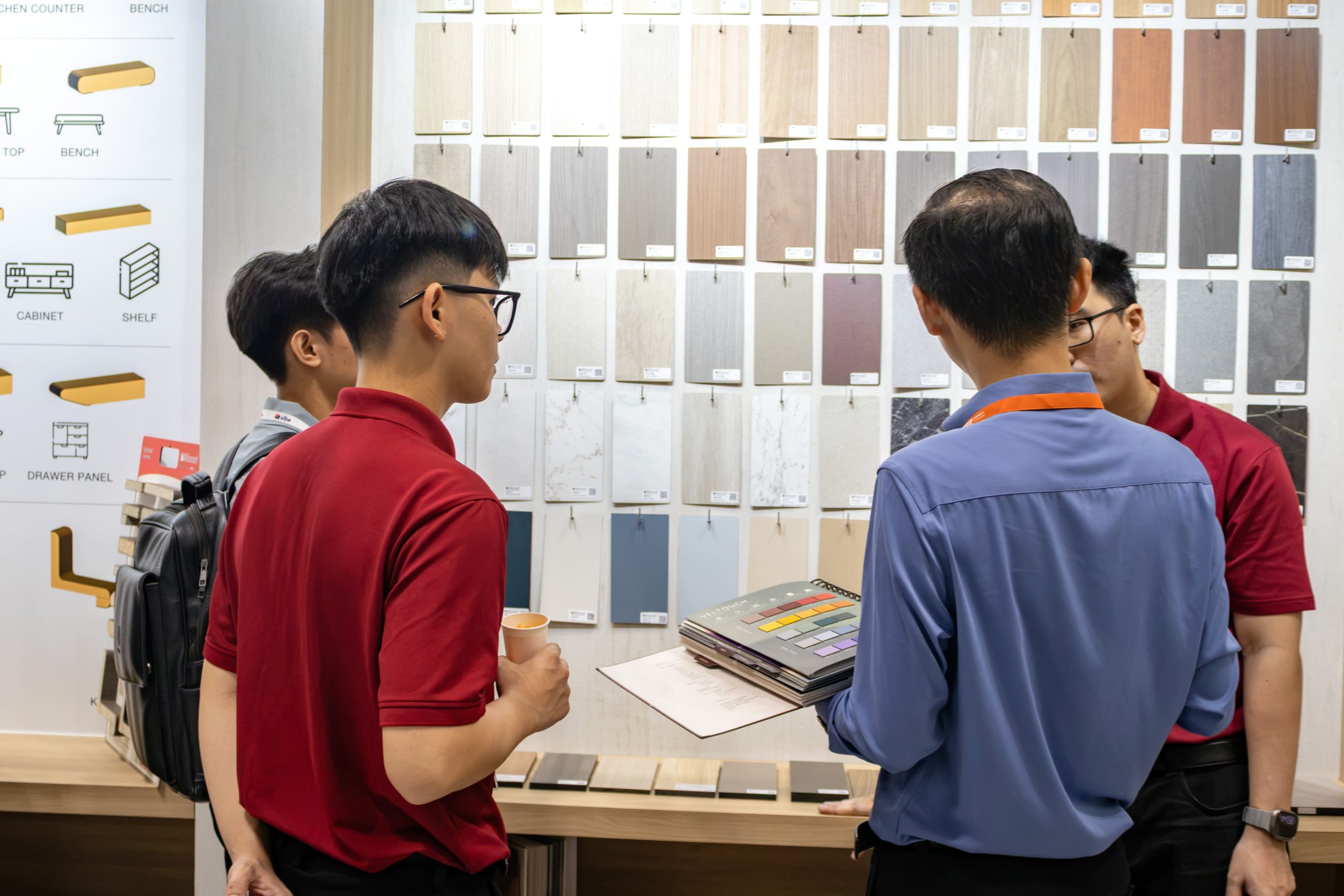 Phúc Thành An tham gia VIBE 2026 – Khám phá đa dạng giải pháp Laminate 7 Mẫu vật liệu laminate Wilsonart do Phúc Thành An cung cấp tại VIBE 2026